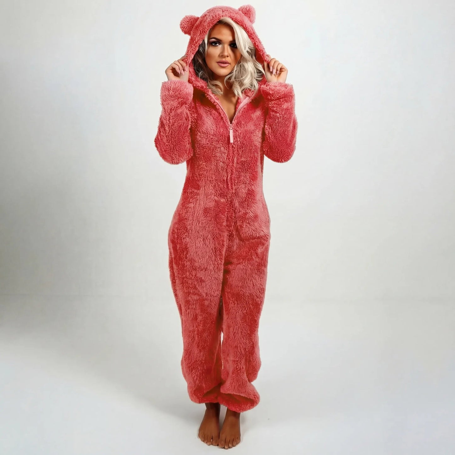 Oath Beauty - Teddy Hoodie Suit