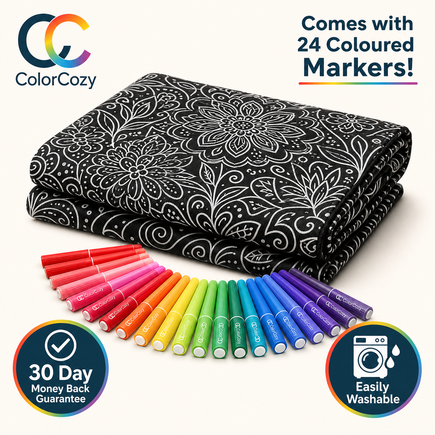 ColorCozy DIY Colouring Blanket
