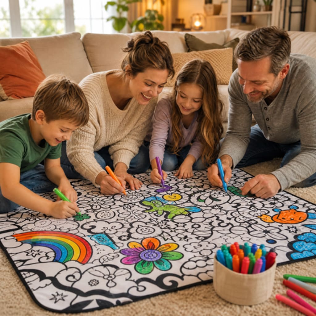 ColorCozy DIY Colouring Blanket