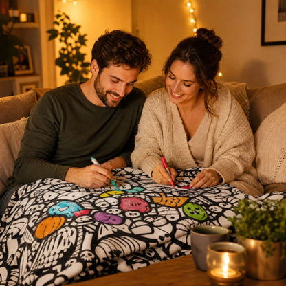 ColorCozy DIY Colouring Blanket