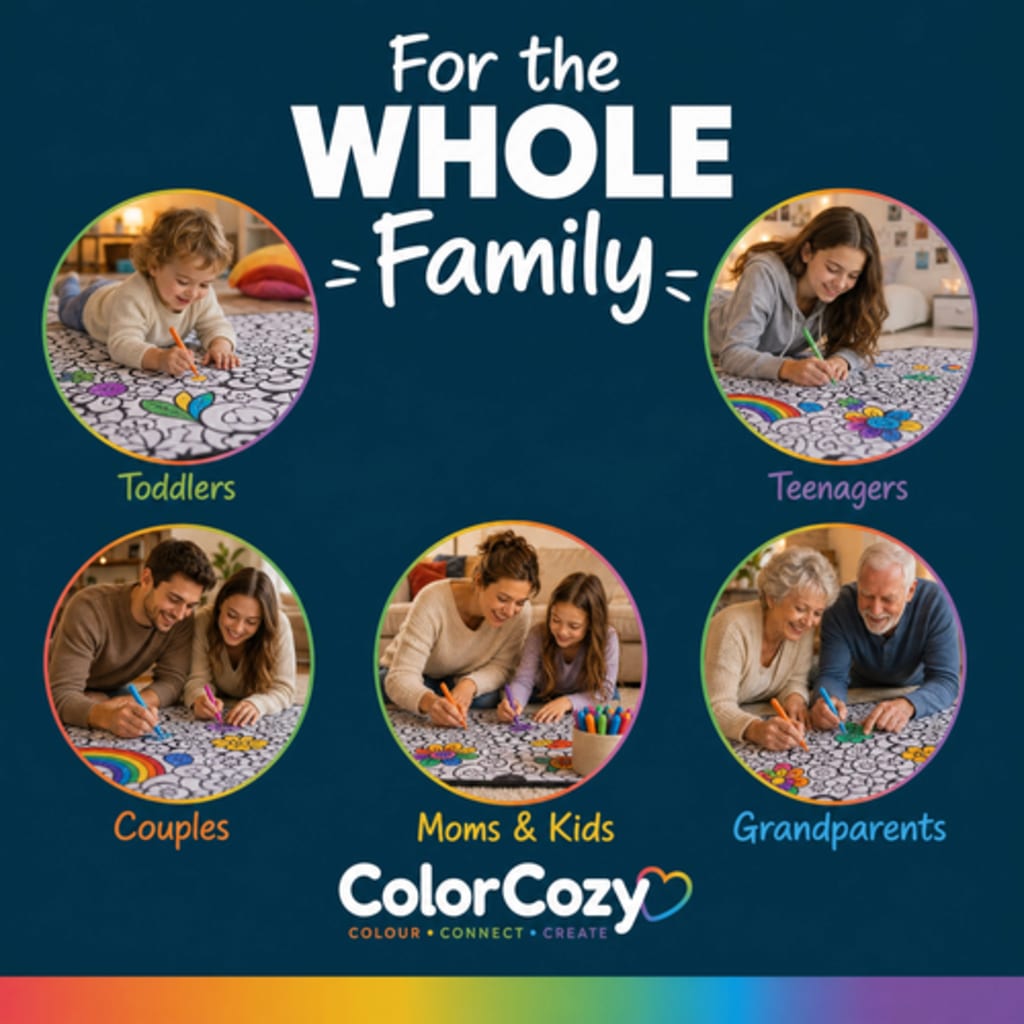 ColorCozy DIY Colouring Blanket