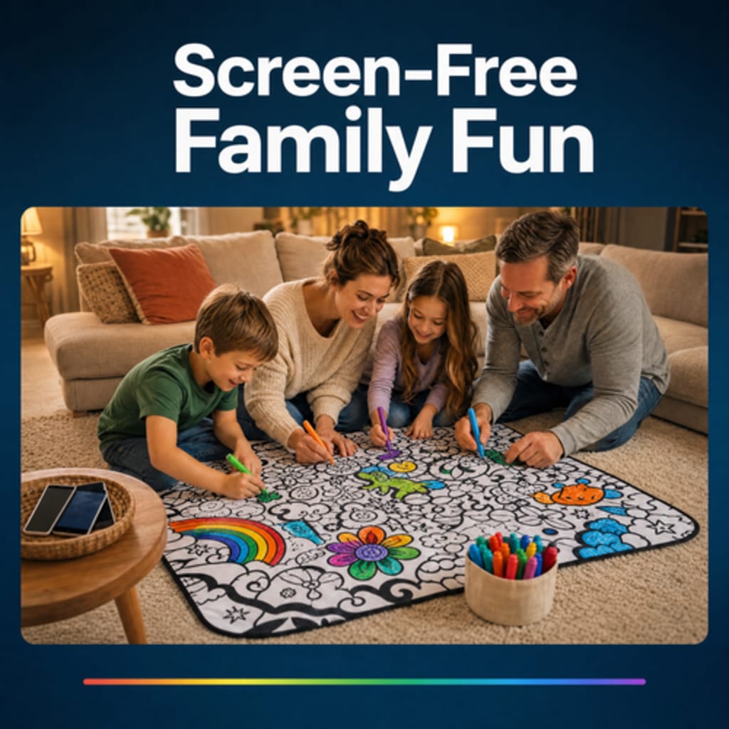 ColorCozy DIY Colouring Blanket
