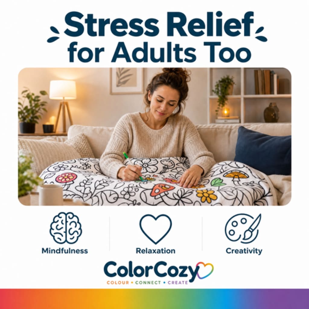 ColorCozy DIY Colouring Blanket