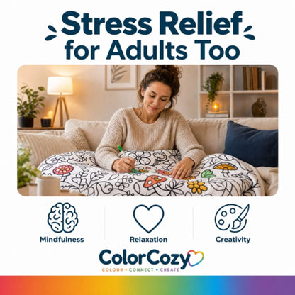 ColorCozy DIY Colouring Blanket