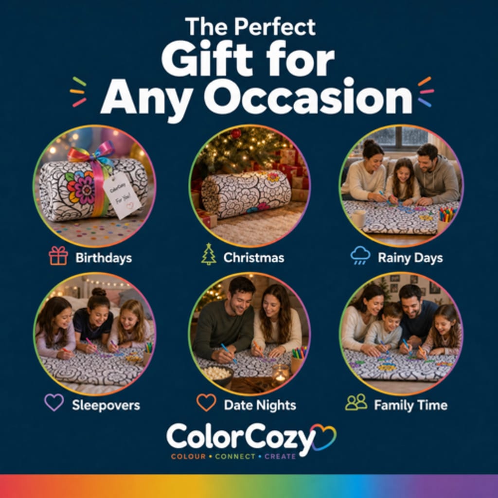 ColorCozy DIY Colouring Blanket