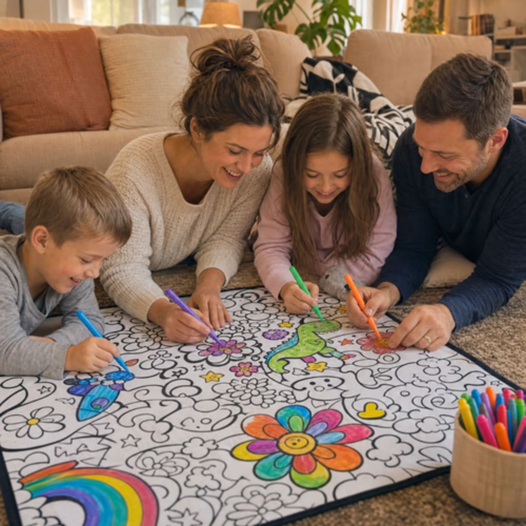 ColorCozy DIY Colouring Blanket