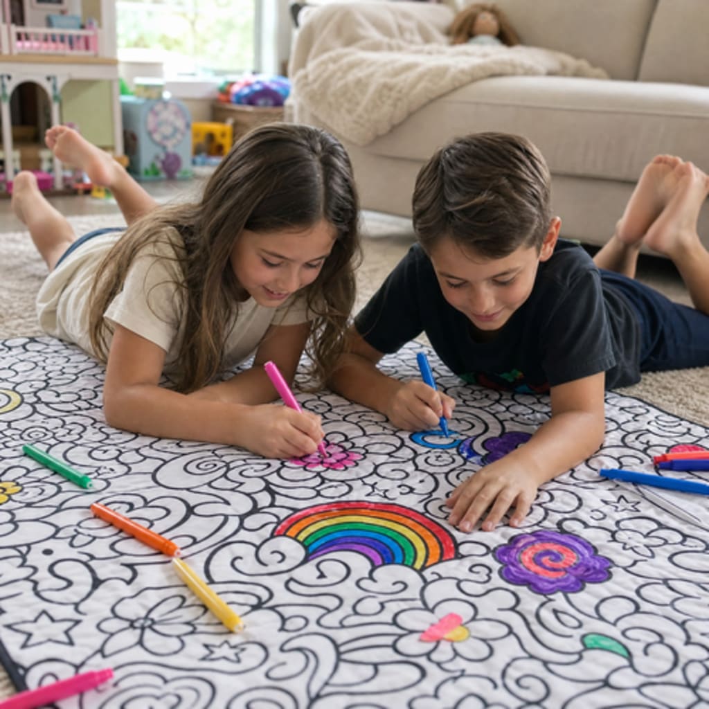 ColorCozy DIY Colouring Blanket