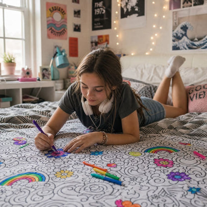 ColorCozy DIY Colouring Blanket
