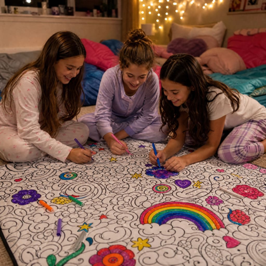 ColorCozy DIY Colouring Blanket