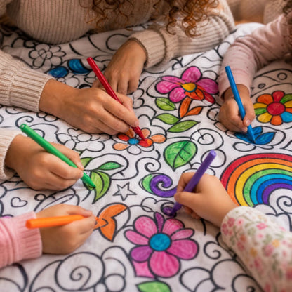 ColorCozy DIY Colouring Blanket
