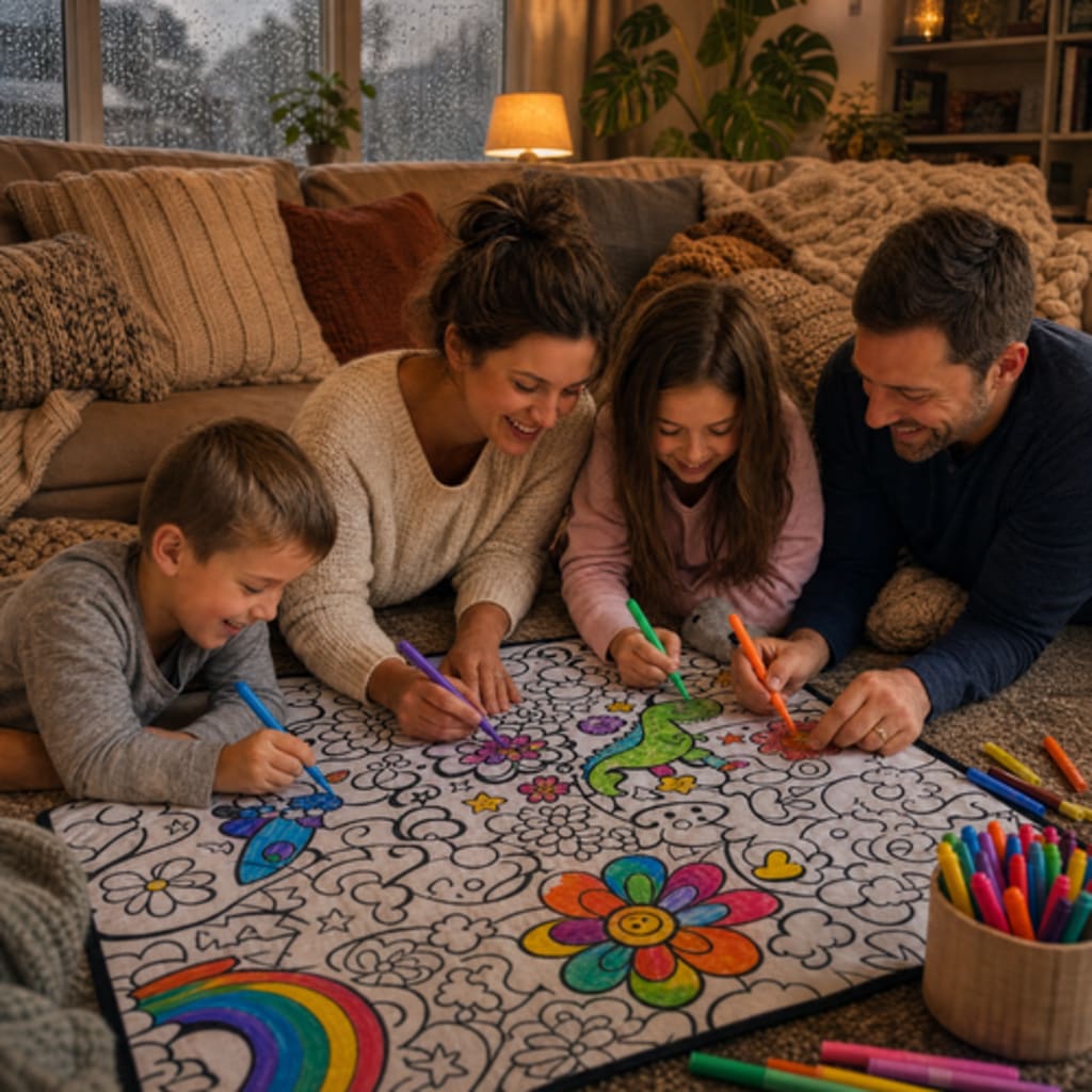 ColorCozy DIY Colouring Blanket